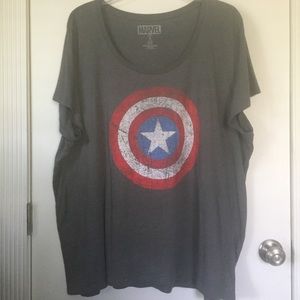 Torrid sz 5 Marvel Captain America Top